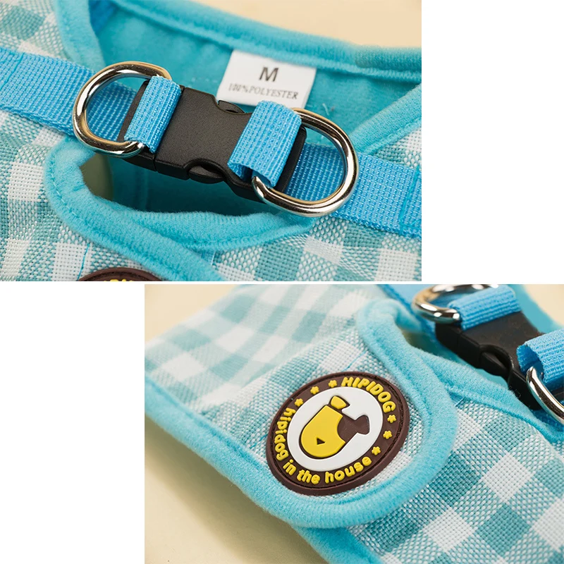 Комплект из тканевой шлейки и поводка для собак Тедди Бишон жилет ремни