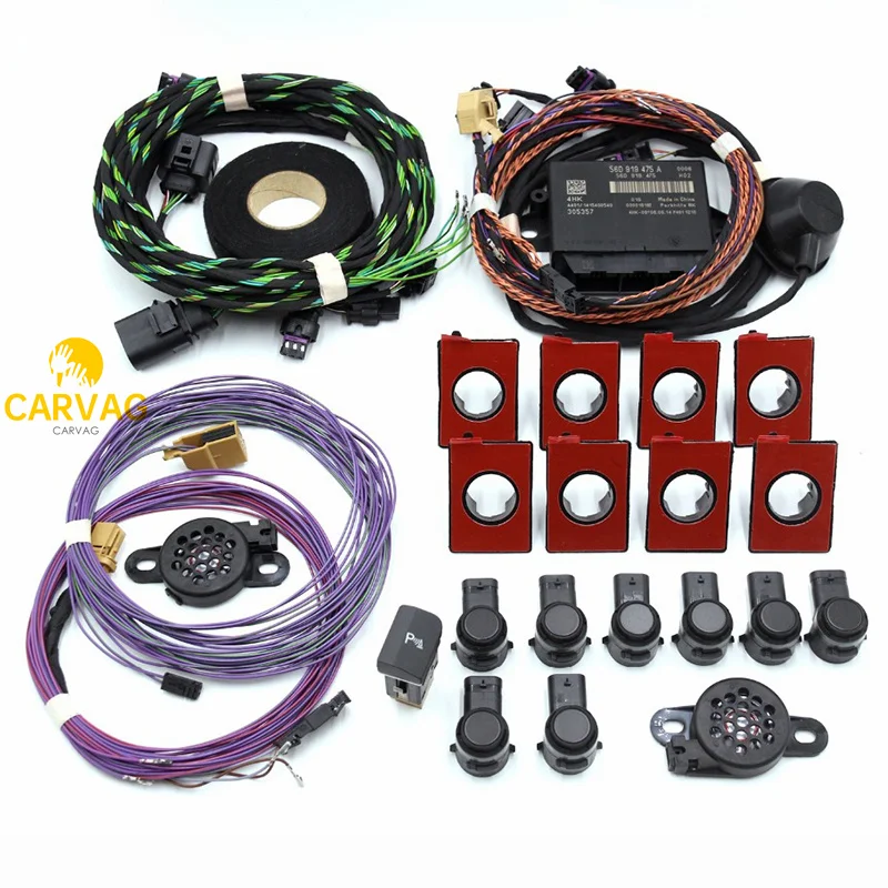 

Park Pilot Front And Rear 8 Sensor 8K PDC OPS Vehicle Parking FOR PQ SKODA Superb