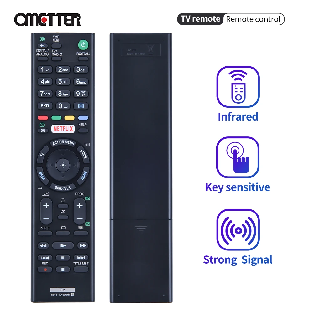 Remote Control for Sony Smart TV RMT-TX100D RMT-TX101J RMT-TX102U RMT-TX102D RMT-TX101D AK59-00166A KD-65X8507C KD-65X9305C