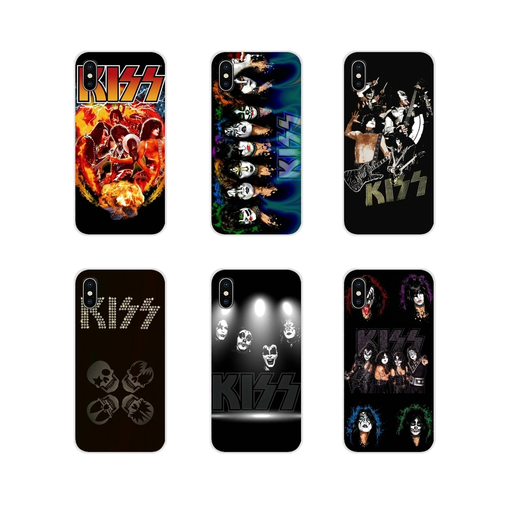 Мягкий силиконовый чехол модный мобильный Kiss Rock Band для Huawei G7 G8 P7 P8 P9 P10 P20 P30 Lite Mini Pro