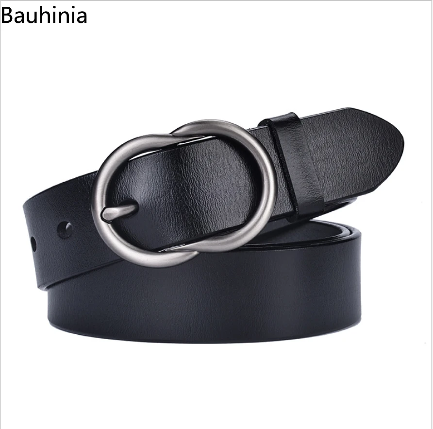 

New Style Zinc Alloy Japanese Buckle Ladies Belt Casual Decoration Fashion Leather 105-115cm Tough Jeans Belt