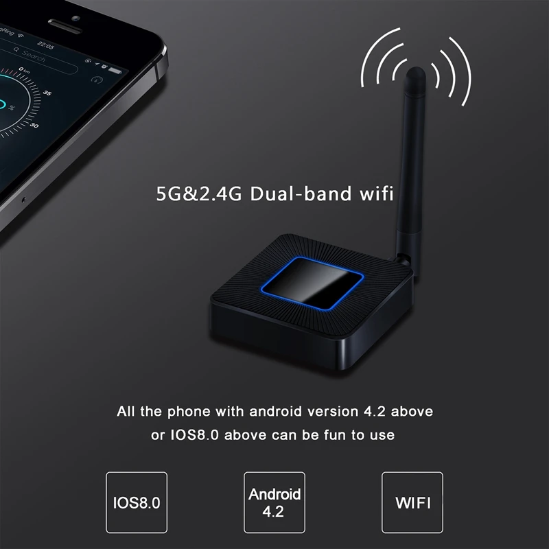 Q4 беспроводной адаптер дисплея 5G WIFI двухдиапазонный телефон с тем же Sn