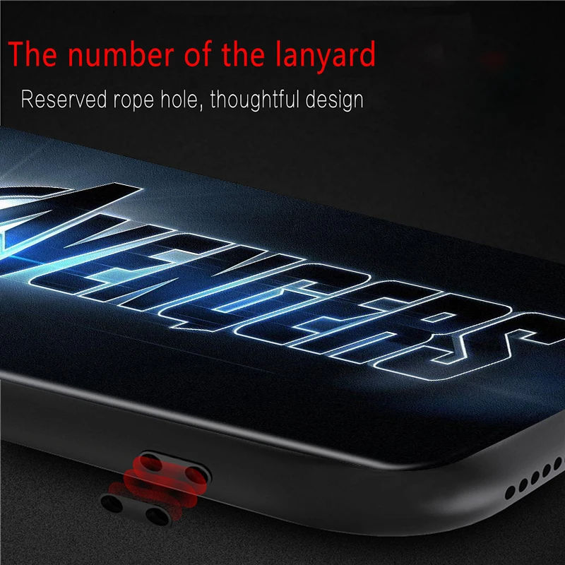

Soft TPU Marvel Logo Shockproof Cover For Xiaomi Redmi K40 K30i K30T K30S K30 K20 10X Ultra Pro Black Phone Case