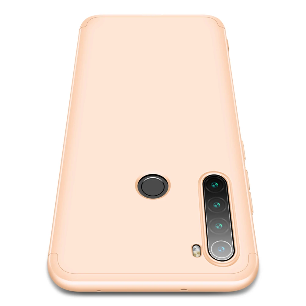 Золотой Чехол для Red mi Note 8T для Xiaomi mi 9T mi 9T mi 9 SE 8 Lite A3 чехол для Red mi Note 7 8 PRo 8A 360 градусов полный защитный чехол - Цвет: Золотой