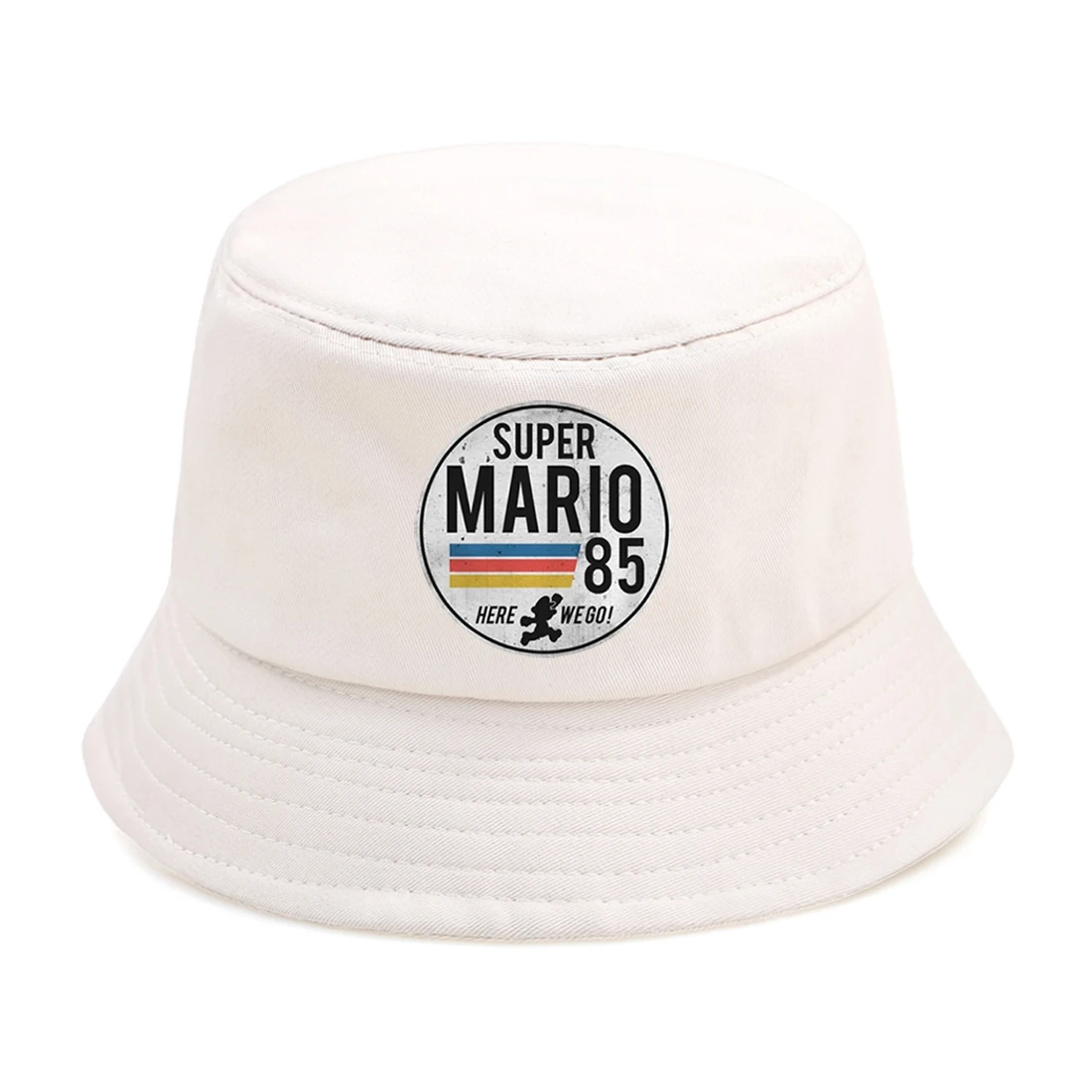 Панама с принтом Super Mario 85 Мужская складная Кепка рыбака модная Солнцезащитная в