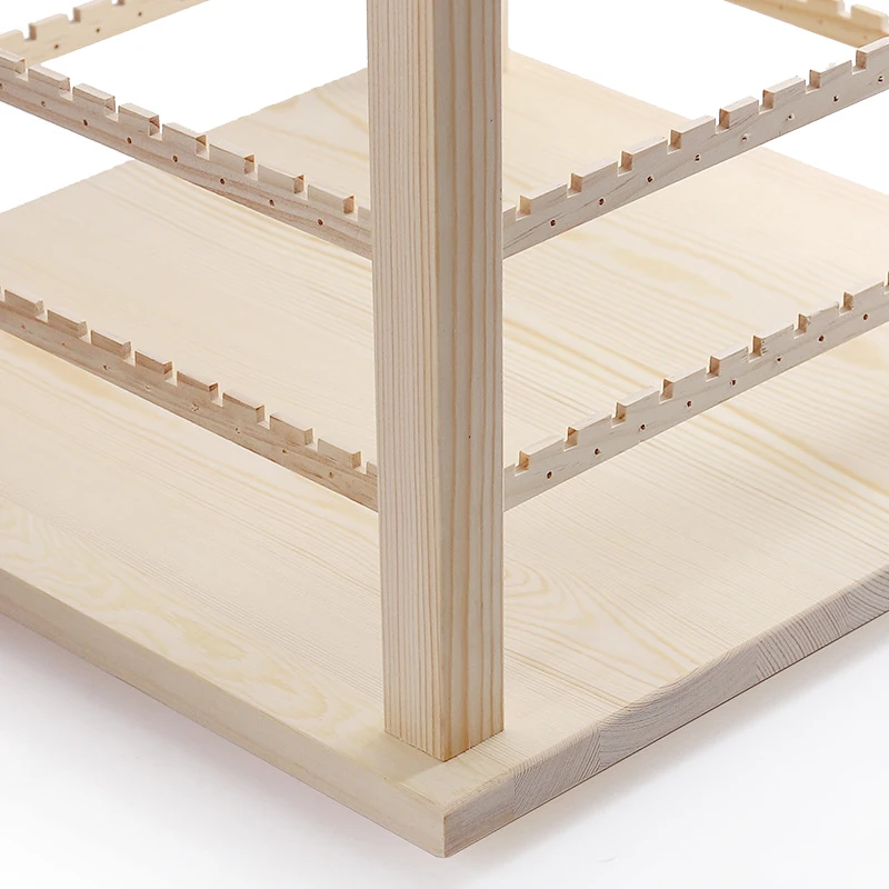 

Solid Wood Rotating Earring Rack Rotatable Jewelry Rack Jam Earrings Display Storage Display Rack