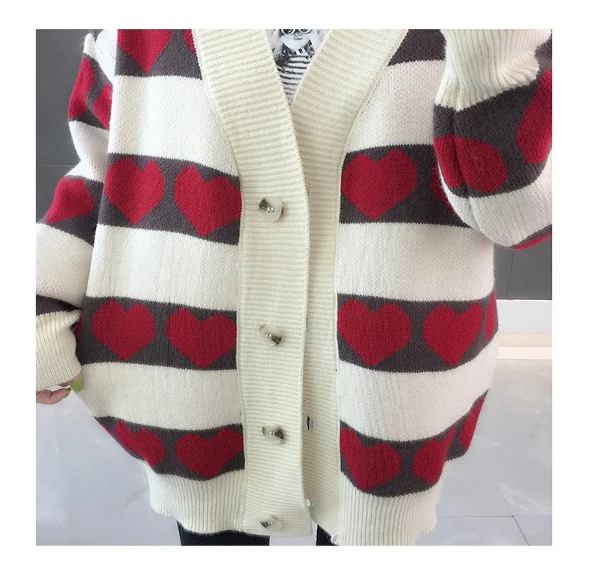 

Single-breasted Sweater Cardigan Women's Jacket Winter 2020 New Free-size Korean Wild Sweet Spring and Autumn Sweater