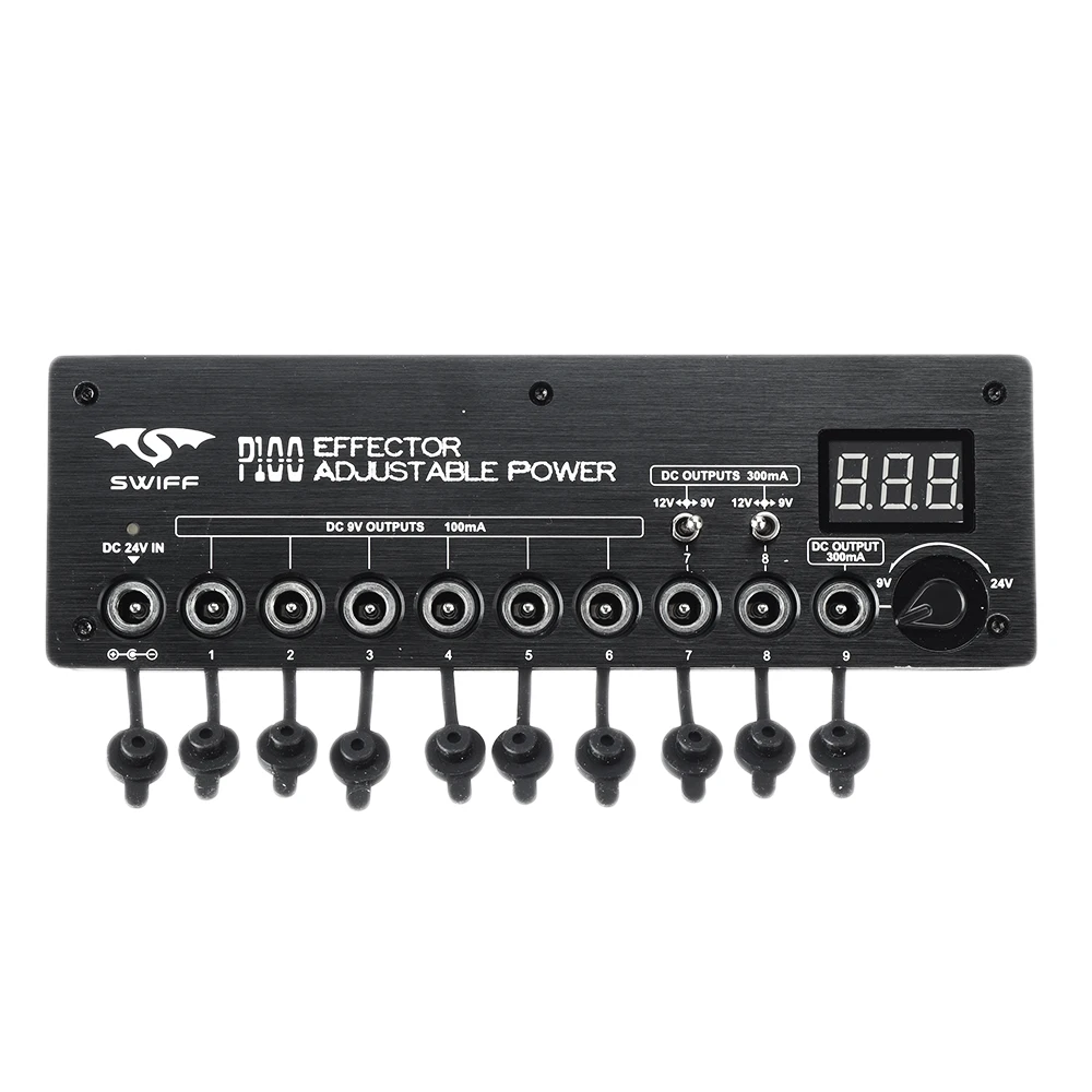 

Swiff P100 Electric Guitar Effect Pedal Device Power Adjustable Guitar Effector Power Supply Musical Instruments