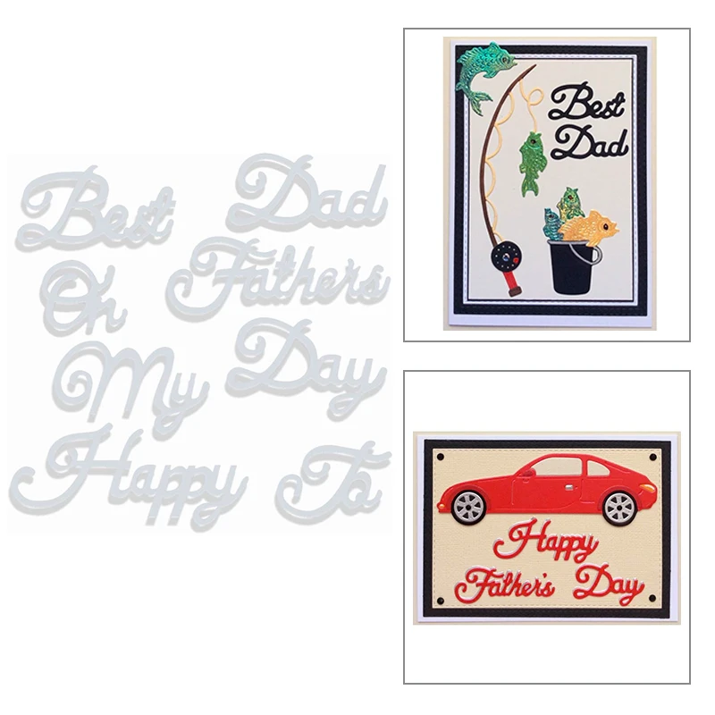 Металлические штампы для изготовления бумаги лучший папа на английском языке