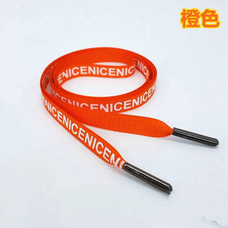 10mM 1meter Printed letters &quotNICE&quotGrosgrain Decoration Ribbon Shoelaces Sneaker Sport Shoes Lace Camping DIY ribbons | Дом и сад