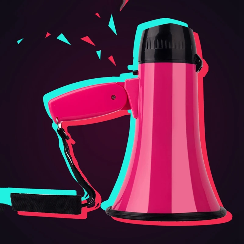 Портативный ручной МегаФон динамик трубы с функцией записи Рог гид s|Портативные