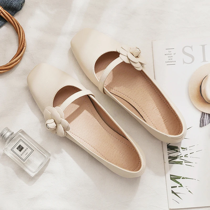 

Mary Jane Shoes Spring/summer 2021 New Versatile Shallow Mouth Fairy Night Breeze Gentle Flat Temperament Single Shoe Women