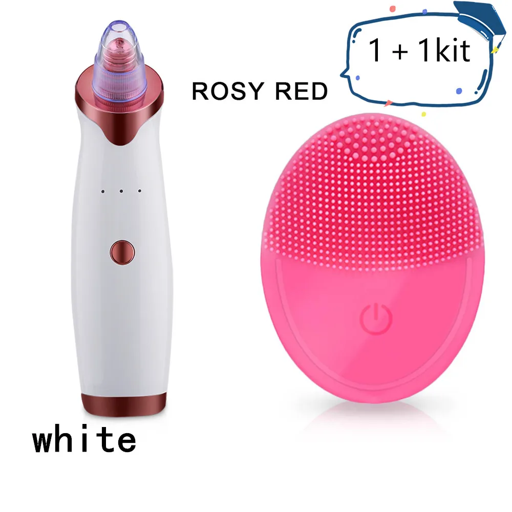 Вакуумная силиконовая щетка для удаления черных точек на лице|Устройство ухода