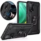 Бронированный Мягкий противоударный чехол для Huawei Honor 20 10 9X Y9S P40 P30 Mate 30 20 lite Pro, защитный чехол с кольцом-держателем для автомобиля