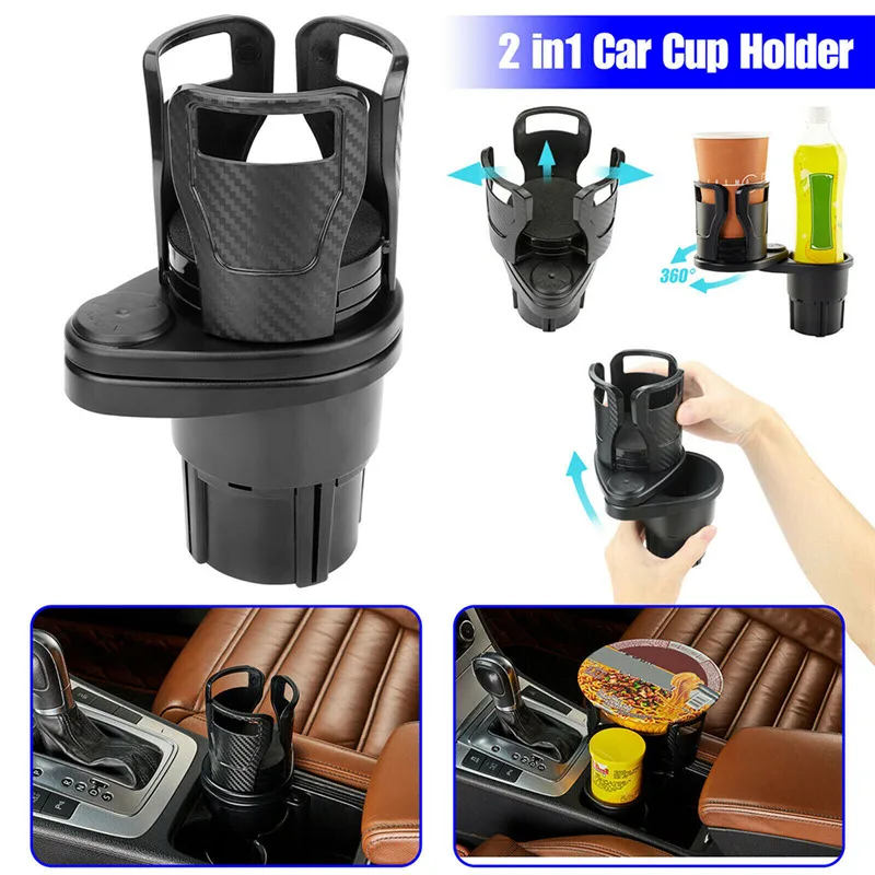 Foldable Cup Holder Vehicle-Mounted Multifunctional Drink Holder Bracket Sunglasses Phone Organizer Auto Product Car Accessories