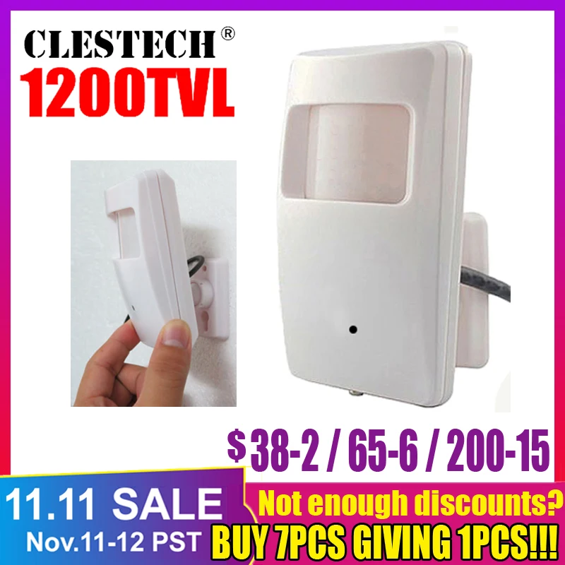 Скрытая HD камера видеонаблюдения с объективом 3 7 мм реальная цветная 1200TVL внешняя