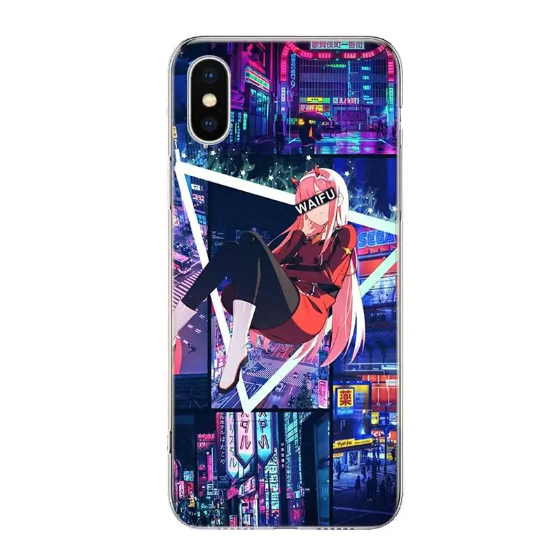 

Darling In The Franxx 002 Phone Case For Apple Iphone 12 11 Mini Pro XR X XS Max 7 8 6 6S Plus + 7G 6G 5 SE 2020 Luxury Pattern