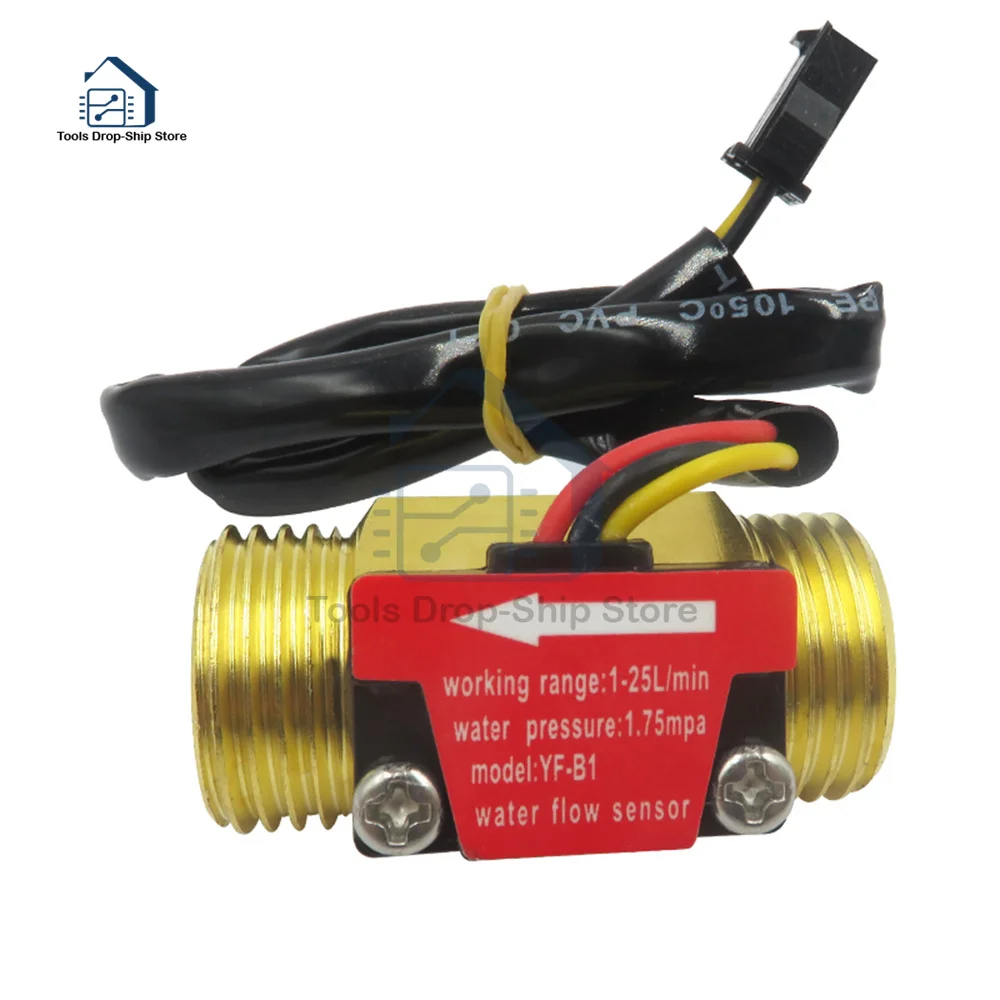 G1/2 Датчик расхода воды переключатель бразильский расходомер регулятор давления