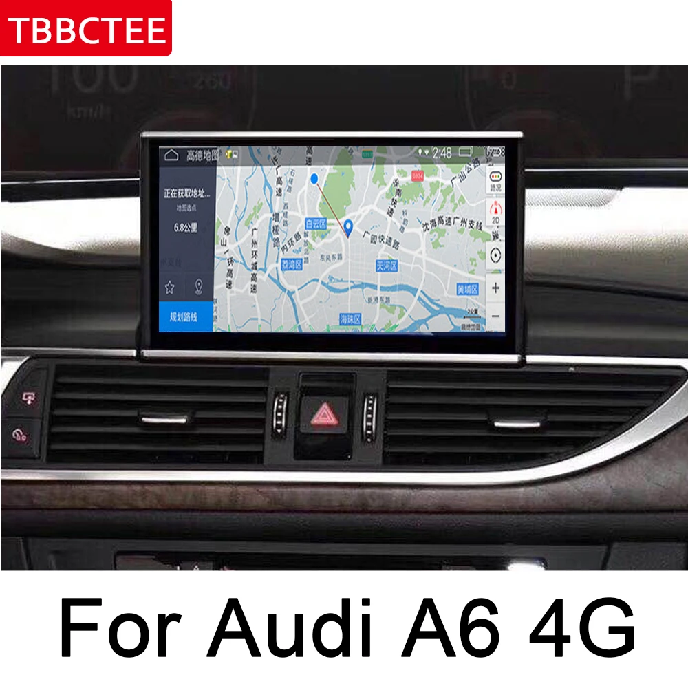Автомобильный мультимедийный плеер для Audi A6 4G 2011 ~ 2018 MMI IPS Android 8 0 up GPS навигация