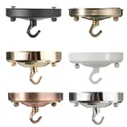 Потолочная крышка с крючком, Подвесная лампа, металлические аксессуары, детали для люстры, винтажный Потолочный держатель светильник светильника