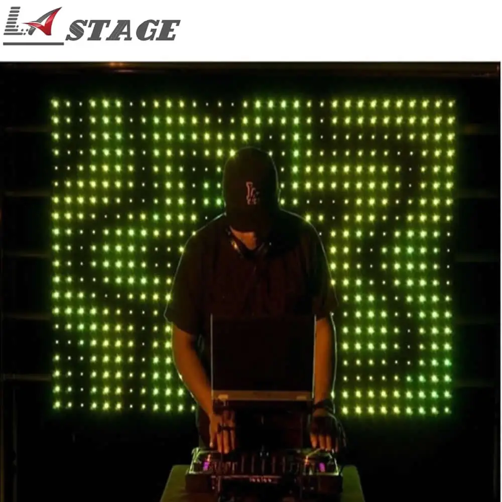 

Бесплатная доставка P10 1 м x 2 м ПК контроллер тканевый светодиодный видео занавес сценическое освещение DMX для свадьбы клуба