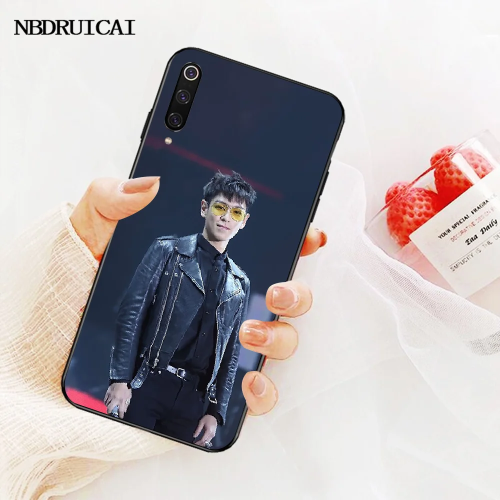 Черный мягкий чехол PENGHUWAN BigBang T.O для телефона Redmi Note 8 8A 7 6 6A 5 5A 4 4X 4A Go Pro Plus Prime |
