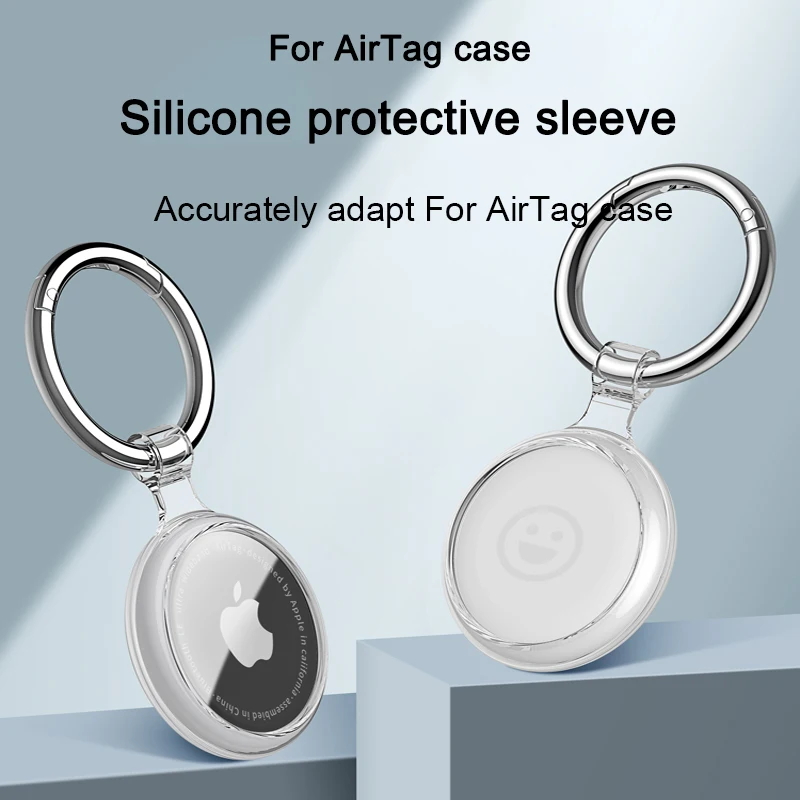 

Новинка, чехол для Apple airтеги, прозрачный защитный чехол для Apple Locator Tracker, защита от потери брелока, защитные чехлы, чехол s