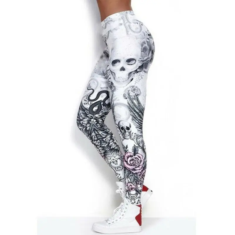 

Halloween Sport Leggings Laufen Running Exercise Gym Jogging Pants Skinny Workout Hosen Fitness Stretch High Waist S-XXL