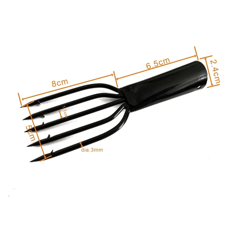 Topline снасти пять зубьев копье из углеродистой стали для рыбалки дайвинга