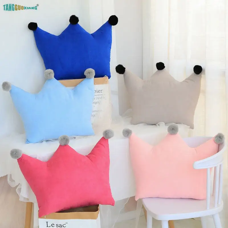 45 см Корона Мягкие игрушки подушки Поясничный диван спинка заднего сиденья