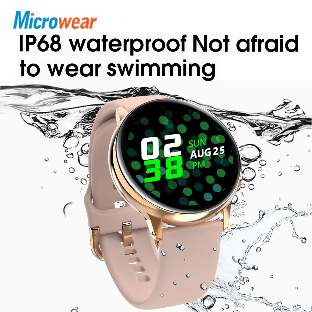 

Microwear SG2 SmartWatch ECG+PGG 1.19inch Full Touch Screen Heart Rate Wireless Charing IP68 Waterproof S20 L12 L13 Smartwatch