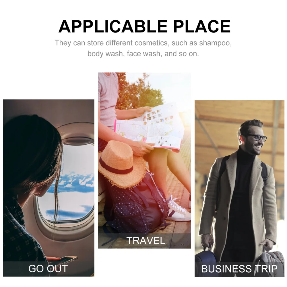 

40pcs Refillable Bottles Kit Lotion Travel Makeup Bottle Subpackage Bottle