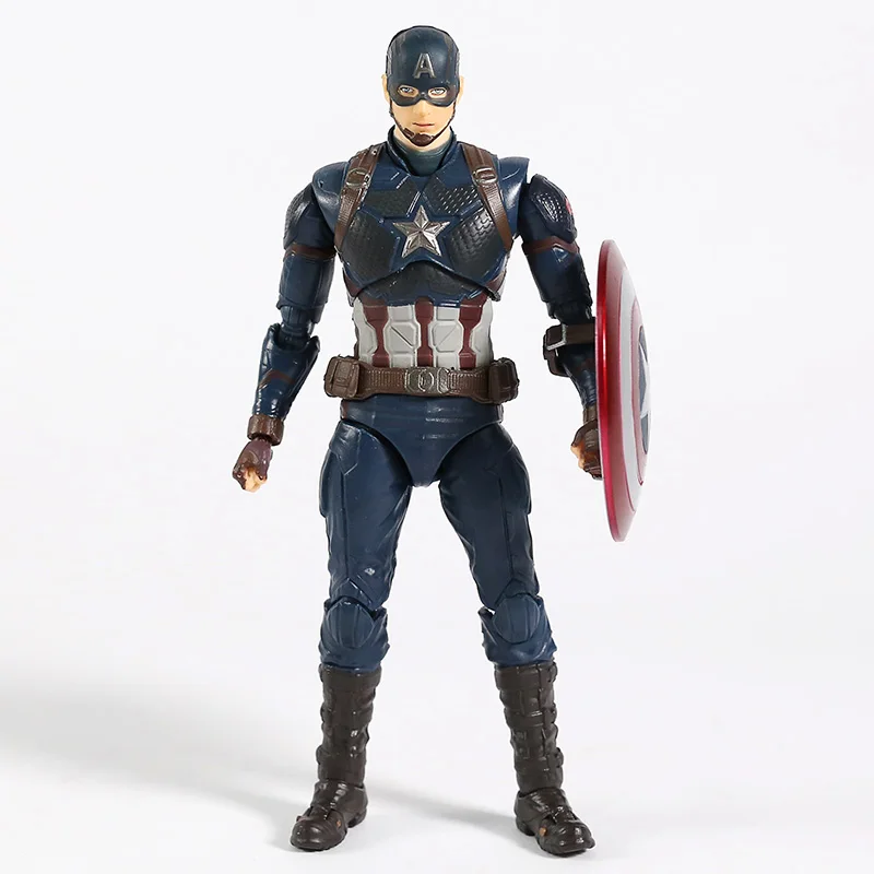 SHF Капитан Америка Мстители Финал ПВХ экшн фигурка Коллекционная модель