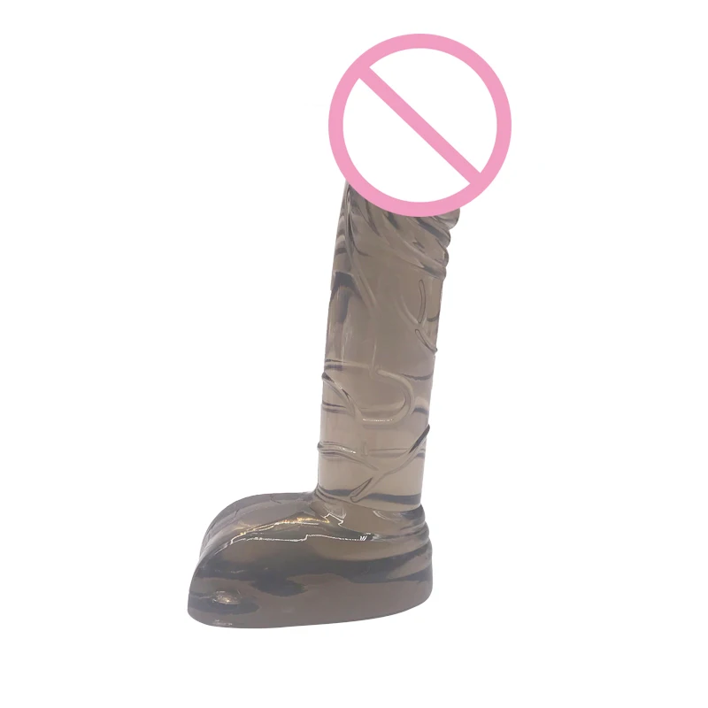 Мягкий желеобразный фаллоимитатор эротические игрушки для взрослых мужской