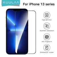 kuulaa screen protector for iphone 13 mini x xs max xr 7 8 6 6s plus tempered glass 3d full covering protective glass hd film