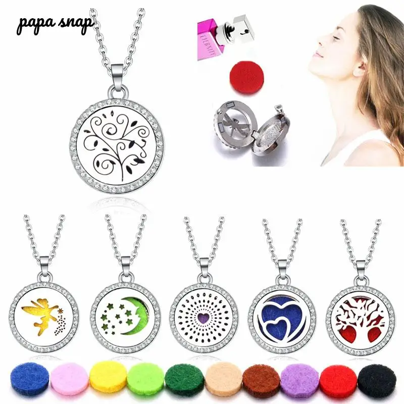 Древо жизни эфирные масла медальоны для ароматерапии с Стразы Арома диффузор