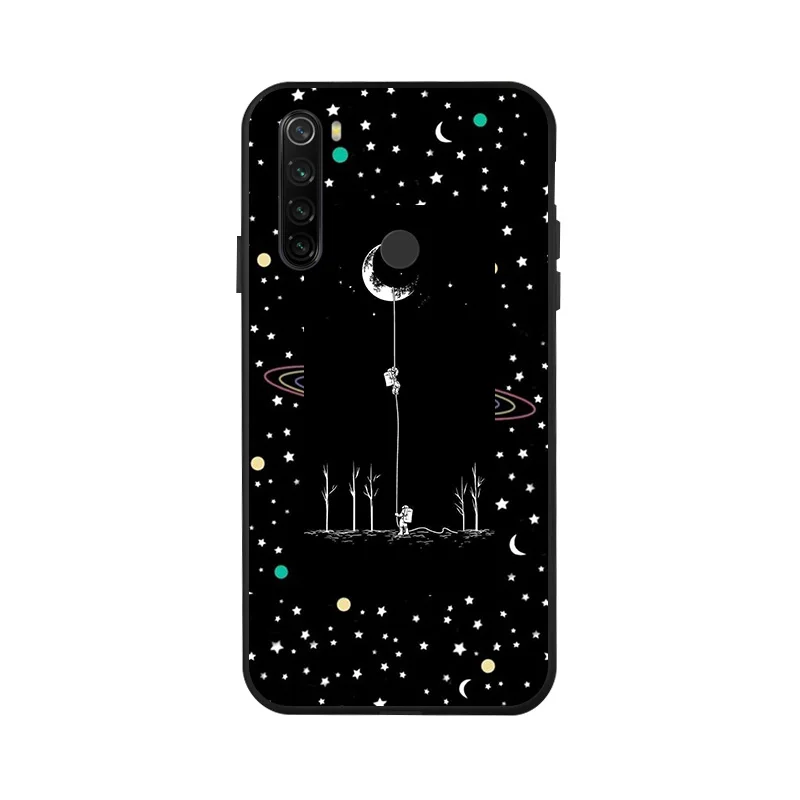 x059 Чехол для Redmi Note 8 T, 3D, сделай сам, Окрашенный черный, силиконовый, мягкий, ТПУ, матовый чехол для телефона, для Xiaomi Redmi Note 8 Pro 8 T, задняя крышка, чехол - Цвет: x059