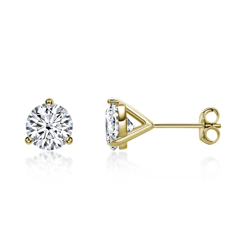 Женские серьги-гвоздики из серебра 925 пробы | Украшения и аксессуары