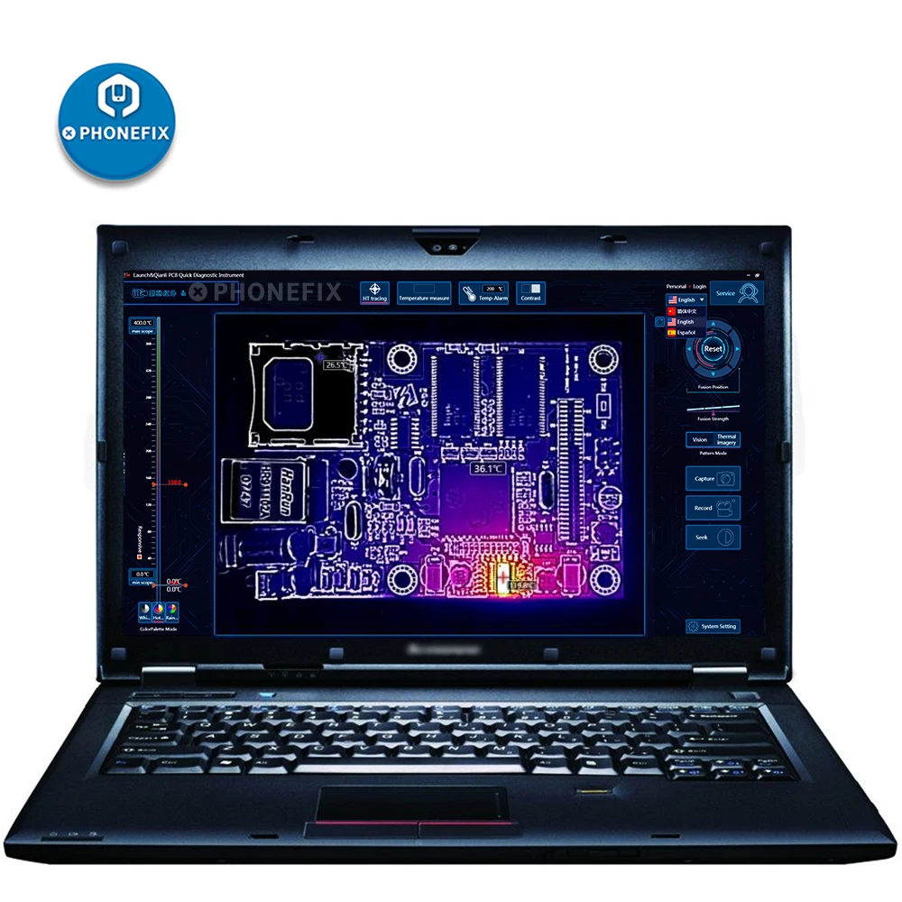 LINCSeek PCB Термальность Камера инфракрасный изображений анализатор прибор для