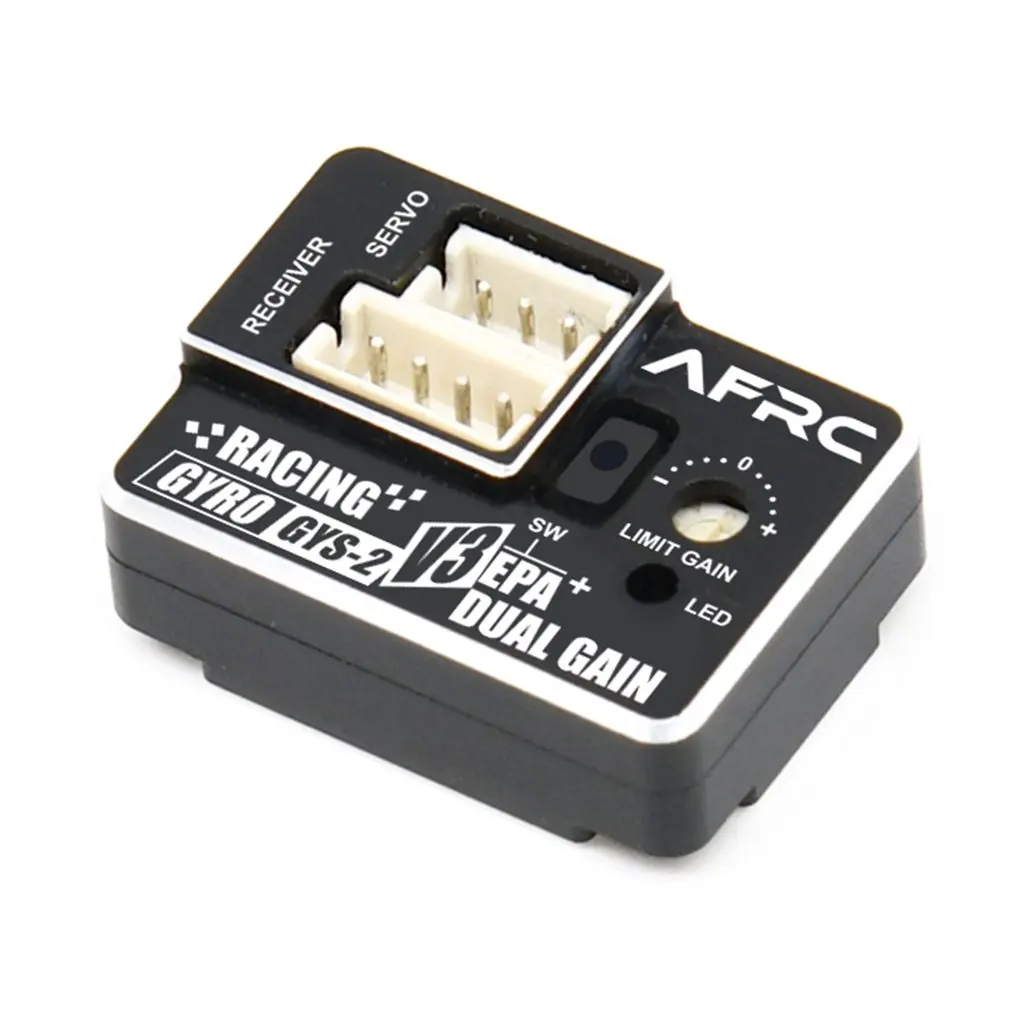 Microgiroscopio de Metal para coche, estabilizador de coche de derrape para MINI Z D Q 1/28 1/18, montaje mejorado, modelo de coche, AFRC GYS-2 V3-1