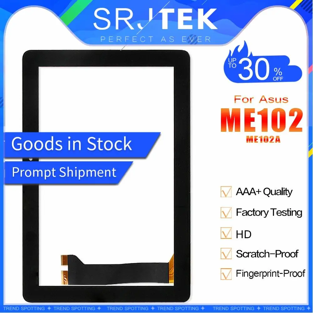 SRJTEK 10 1 &quotдля Asus MeMO Pad ME102 Touch ME102A K00F сенсорный экран дигитайзер стекло сенсор