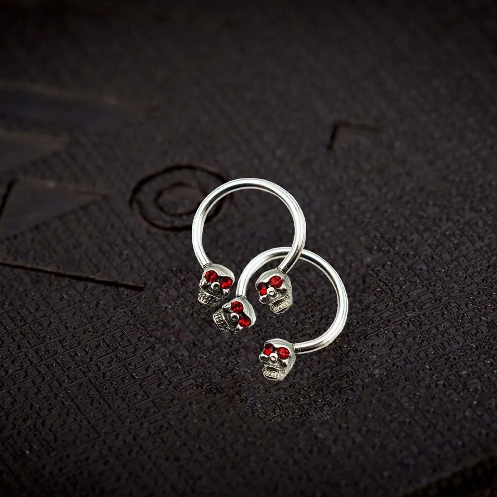 1PC Unisex Punk Skull Tongue Rings Piercing Earring Stud Lip Ring Stainless Steel Fashion Body Jewelry | Украшения и аксессуары