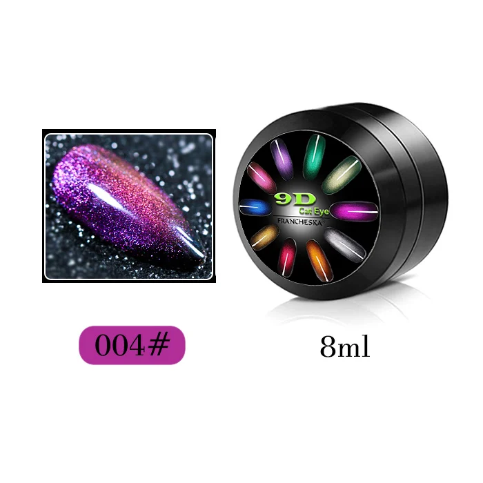9D cat eye 04 8 мл 9D Galaxy магнитные солнцезащитные очки "кошачий глаз", гель, лак для ногтей, Лаки блестящие солнцезащитные очки "кошачий глаз" гель лак для ногтей замочить от УФ-светодиодный лак для ногтей лак Гель-лак Нагель - Цвет: 9D cat eye 04