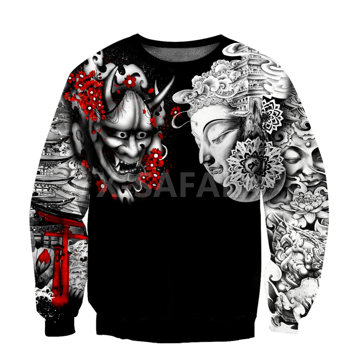 

Japanese Samurai Tattoo 3D All Print Size XS-7XL Hoodie Man Women Harajuku Outwear Zipper Pullover Sweatshirt Casual Unisex-1