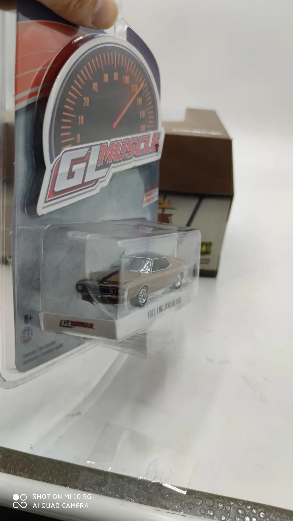 GreenLight 1:64 1972 AMC Javelin AMX сплав модель автомобиля металлические игрушки для детей