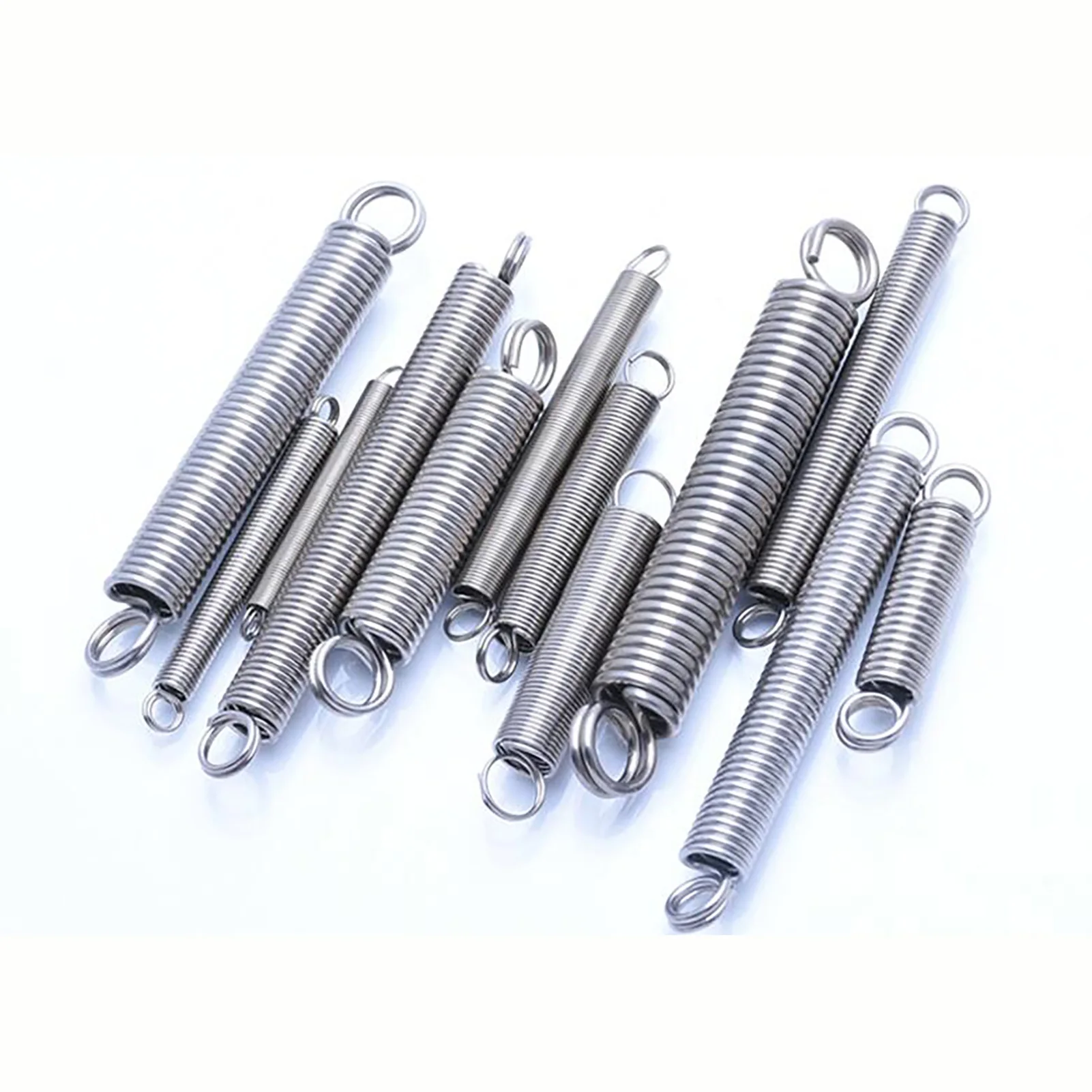 

5 Pieces, 0.6mm Wire Diameter, 6mm Outer Diameter, 20-60mm Length 304 Stainless Steel Expansion Tension Stretch the Closed Loop
