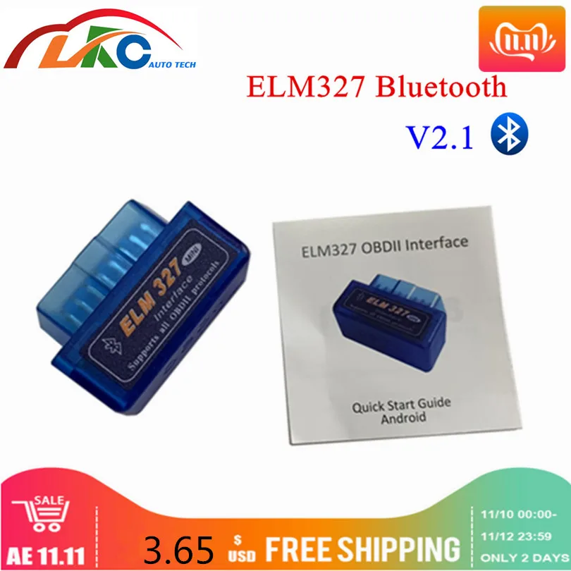 Bluetooth сканер Mini ELM 327 V2.1 с интерфейсом автомобильный диагностический инструмент