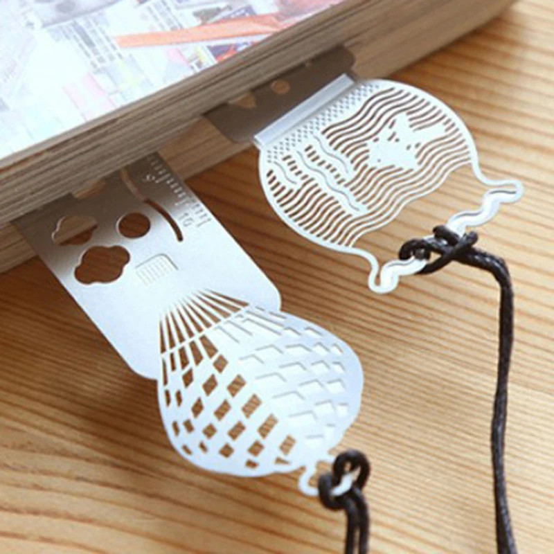 

Horse Birdcage Hollow Metal Bookmark Ruler For Kids Student Gift School Supplies