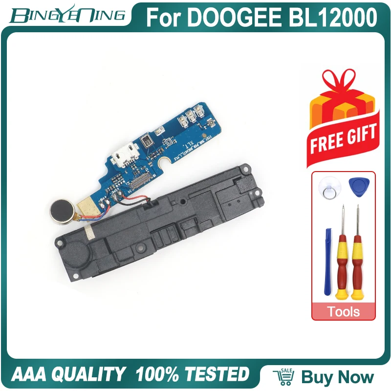 100% Новый оригинальный USB порт для DOOGEE BL12000 плата зарядки с вибратором громкий