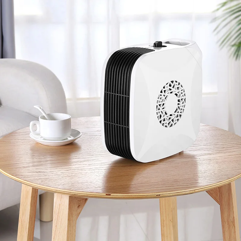 Удобный компактный обогреватель подключаемый мини портативный для офиса дома и